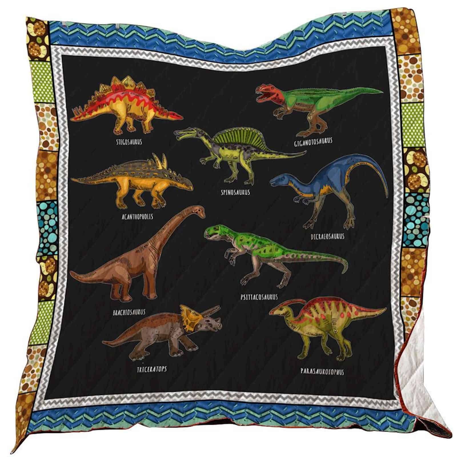 Dinosaur Washable Quilt Blanket 16 01 05 Dhc1312357Dd