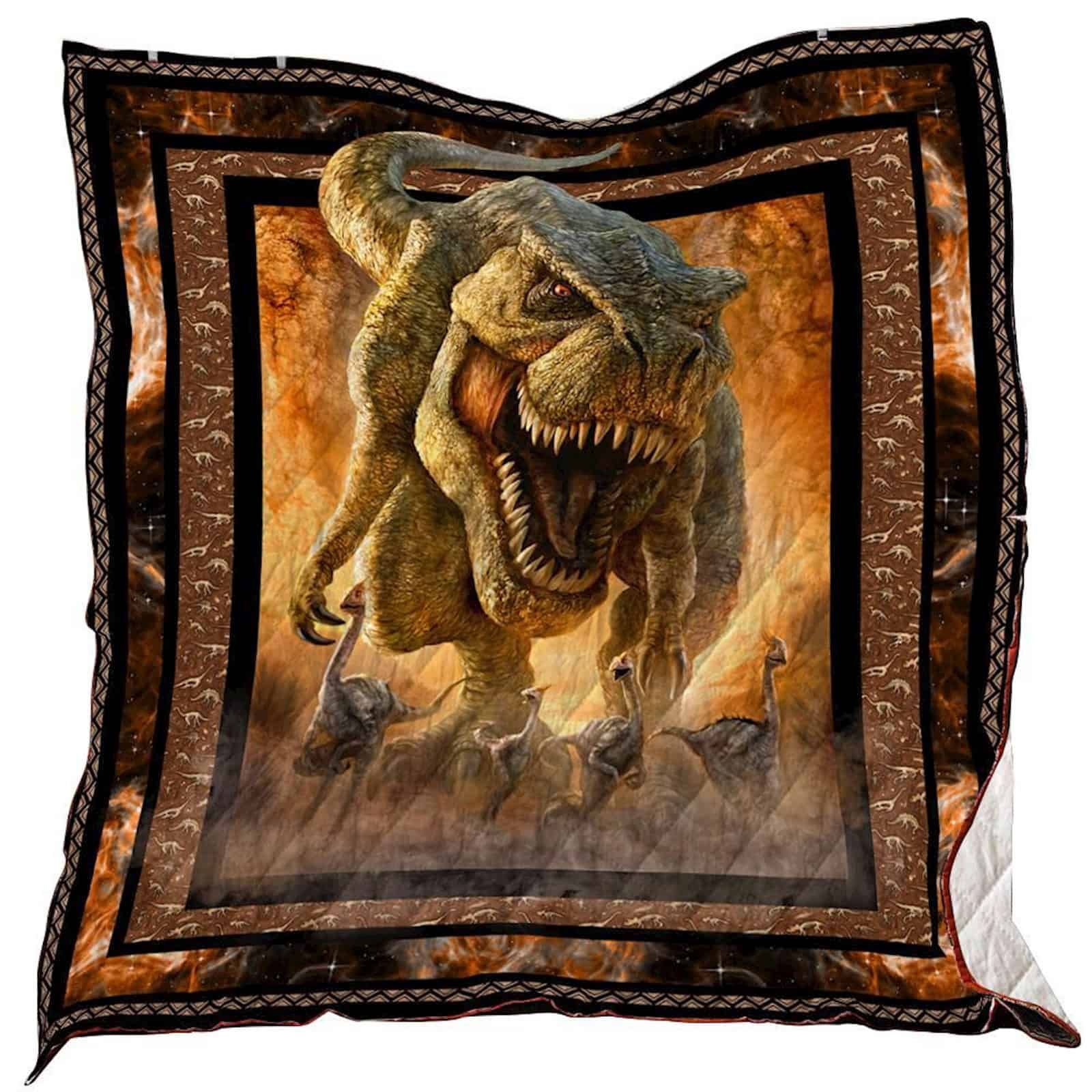 Dinosaur Washable Quilt Blanket 1601 01 Dhc1312362Dd