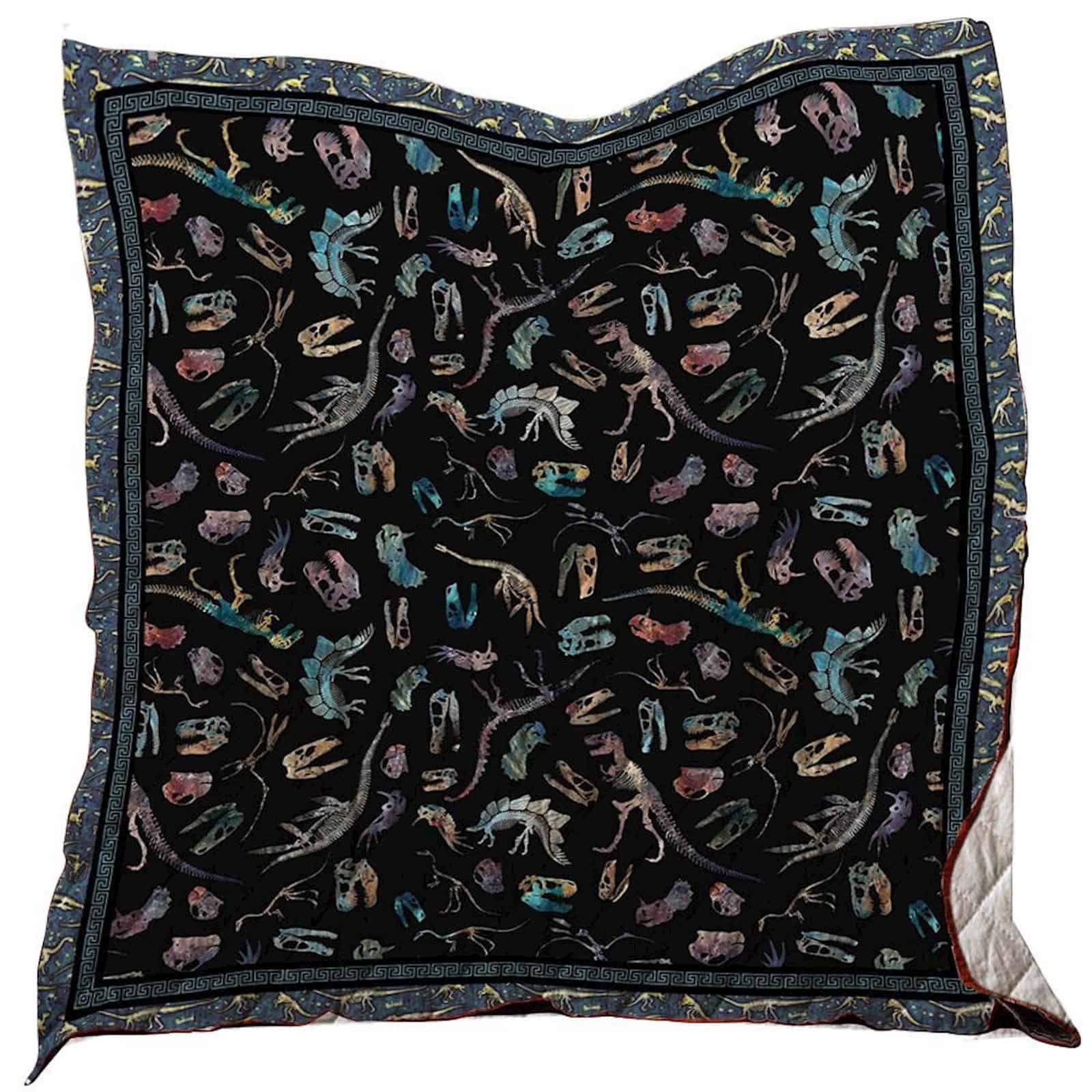 Dinosaur Washable Quilt Blanket 1601 03 Dhc1312359Dd