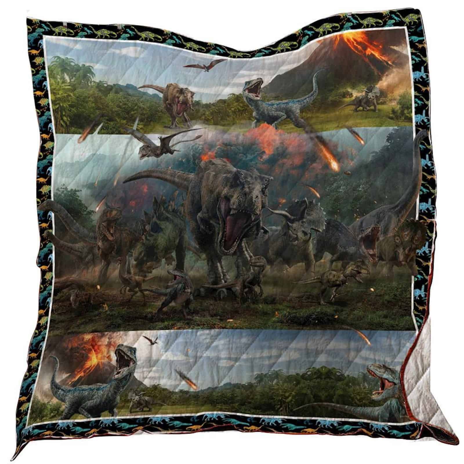 Dinosaur Washable Quilt Blanket 1801 02 Dhc1312350Dd