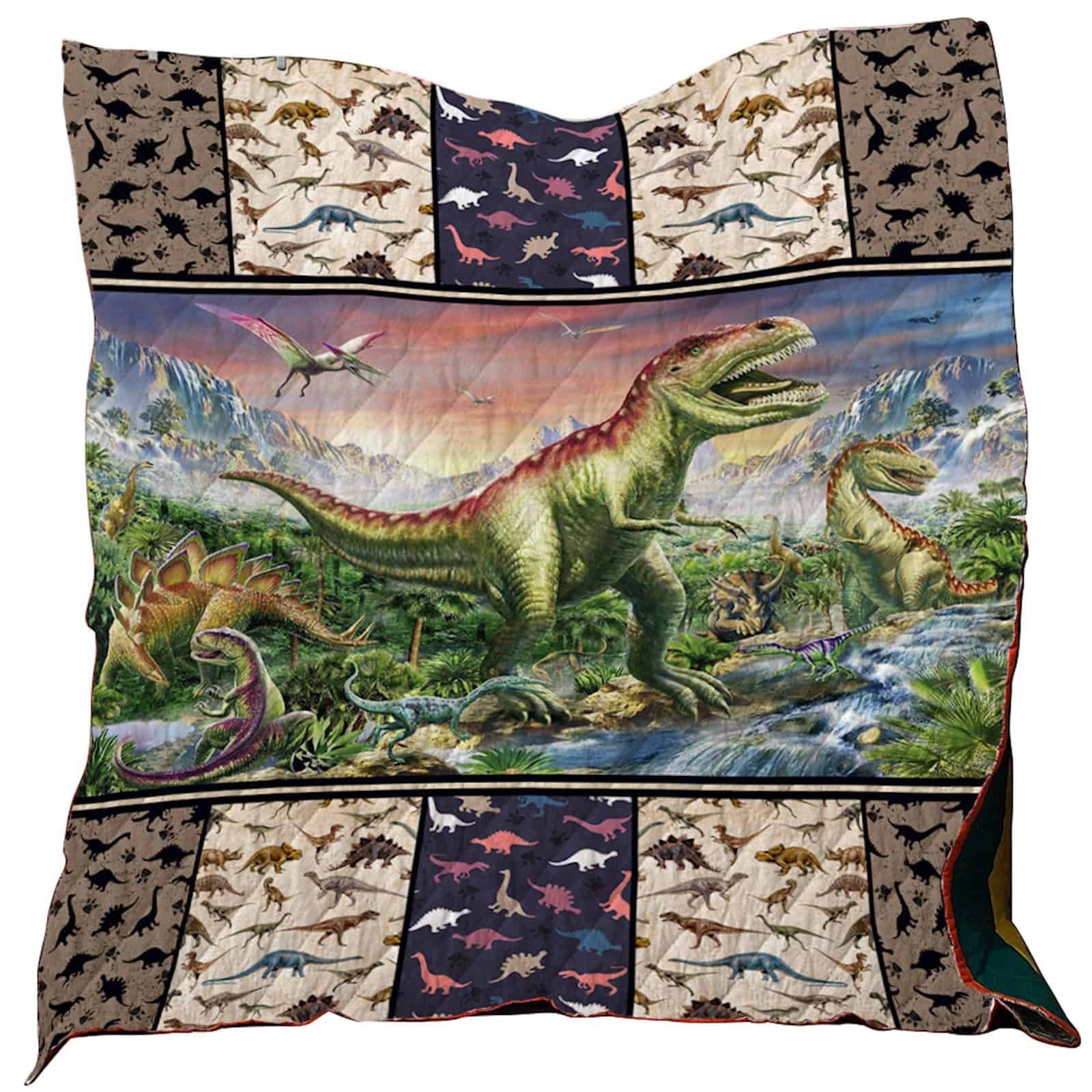 Dinosaur Washable Quilt Blanket 2912 02 Dhc1312428Dd