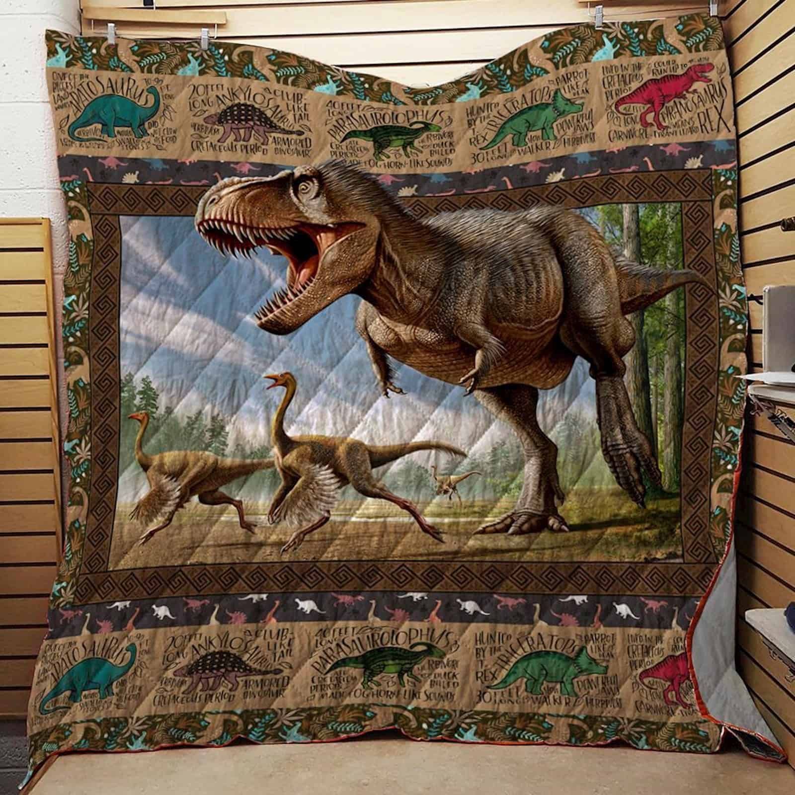 Dinosaur Washable Quilt Blanket K Dhc1312383Dd