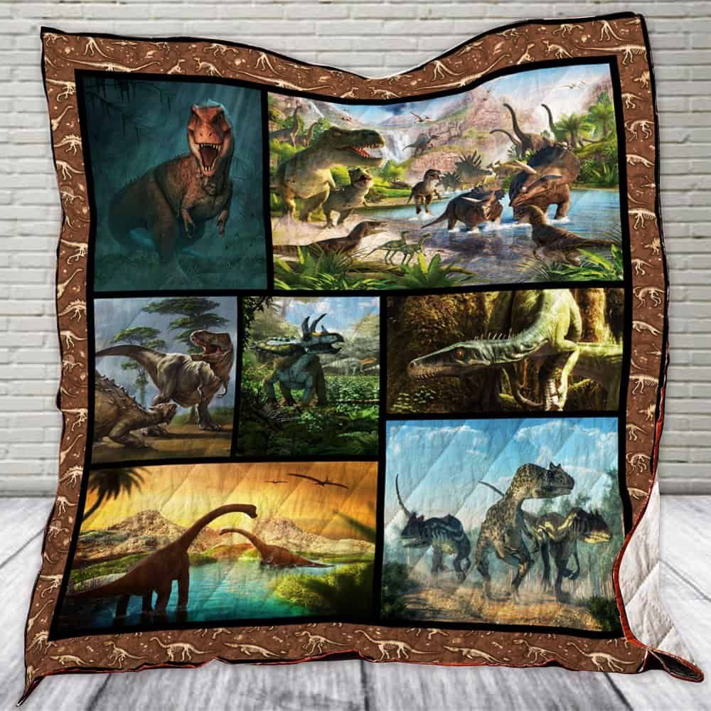 Dinosaur World Quilt Th401 Dhc11123301Dd