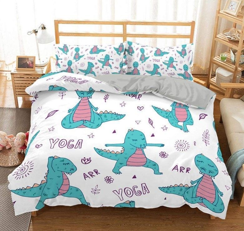 Dinosaur Yoga Bedding Set