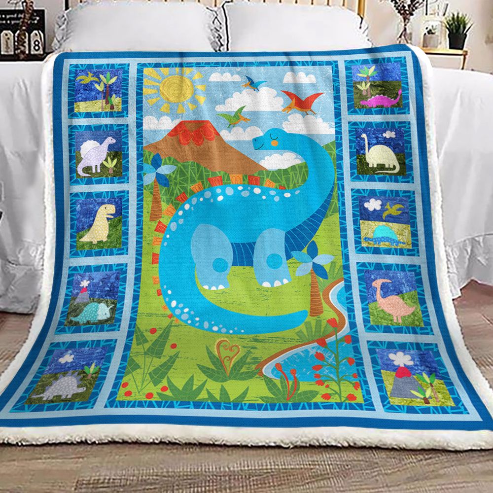 Dinosaur Fleece Blanket