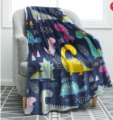 Dinosaurs Sherpa Fleece Blanket