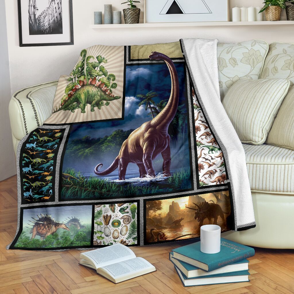 Dinosaurs Sherpa Fleece Blanket