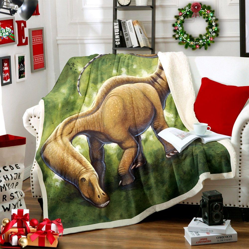 Dinosaurs Sherpa Fleece Blanket
