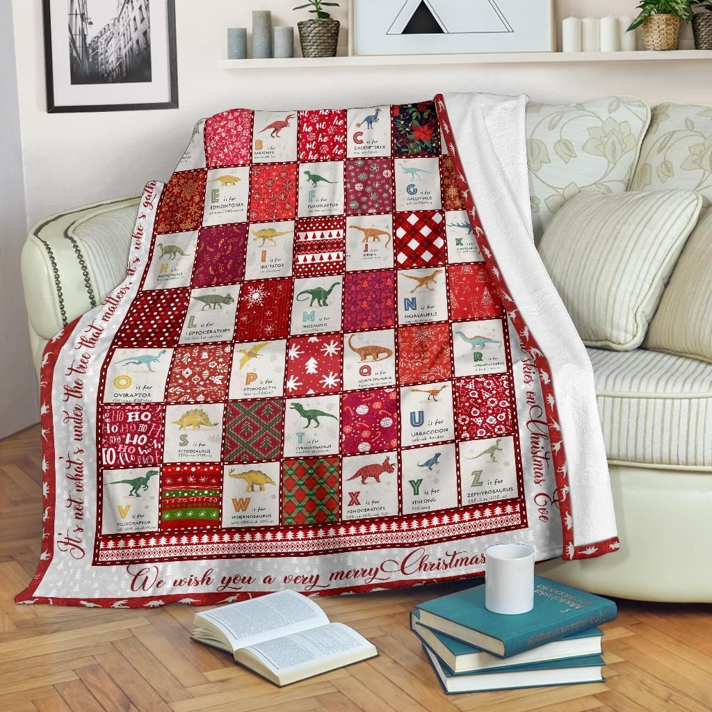 Dinosaurus Sherpa Fleece Blanket