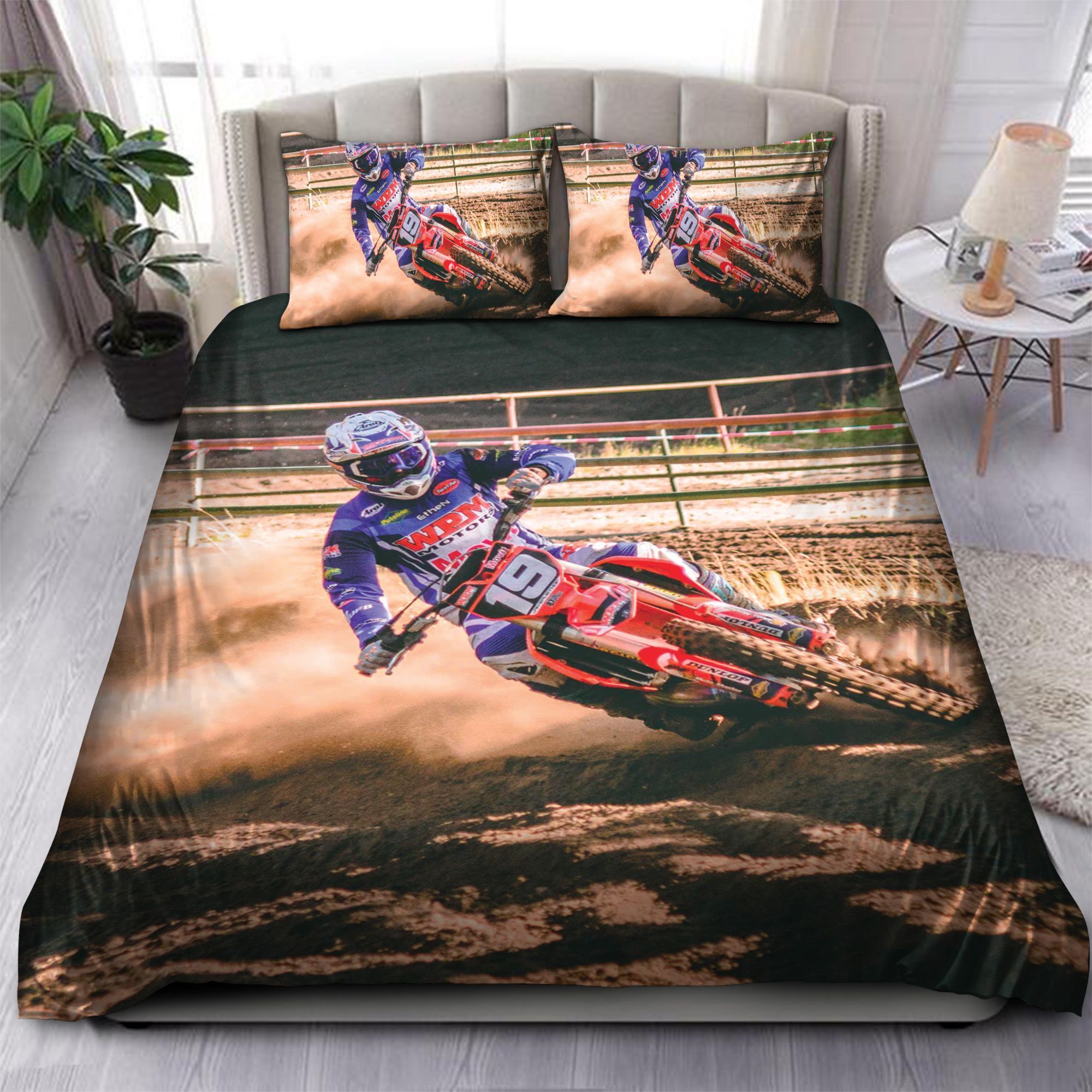 Dirt Motocross Training Day Bedding Set