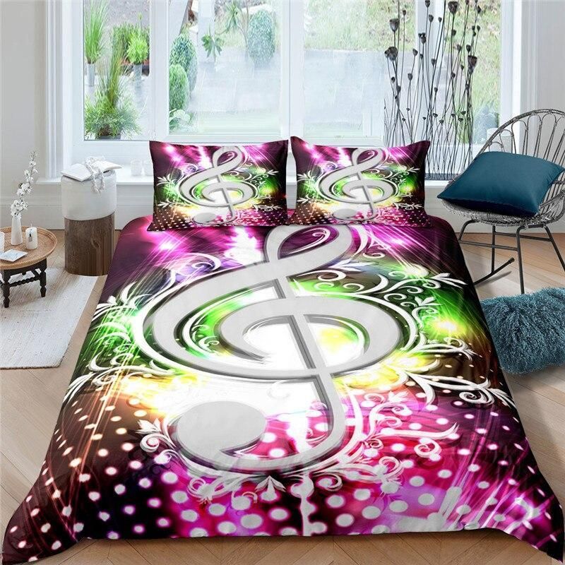 Disco Treble Clef Bedding Set