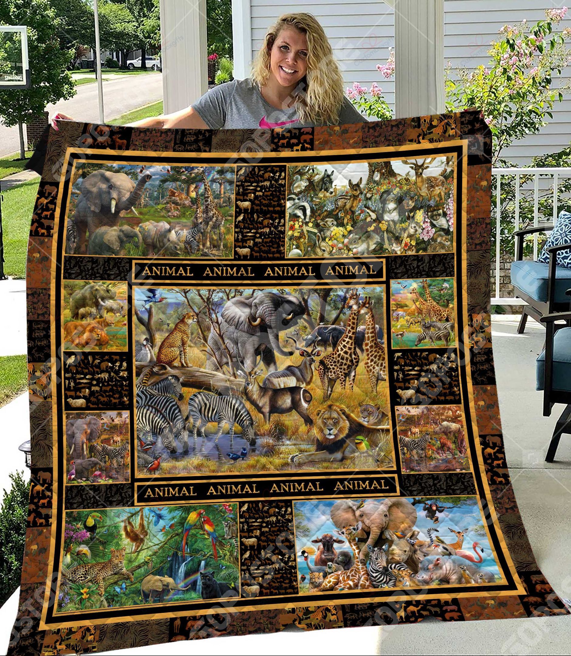 Discovery Animal NC0709119CL Quilt Blanket