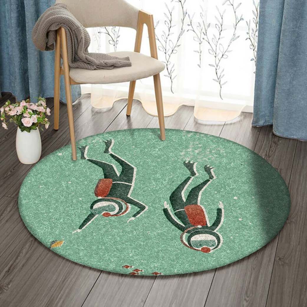 Dive Round Carpet