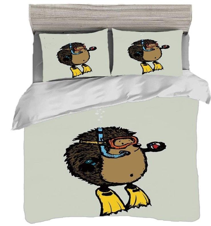 Diving Hedgehog Bedding Set