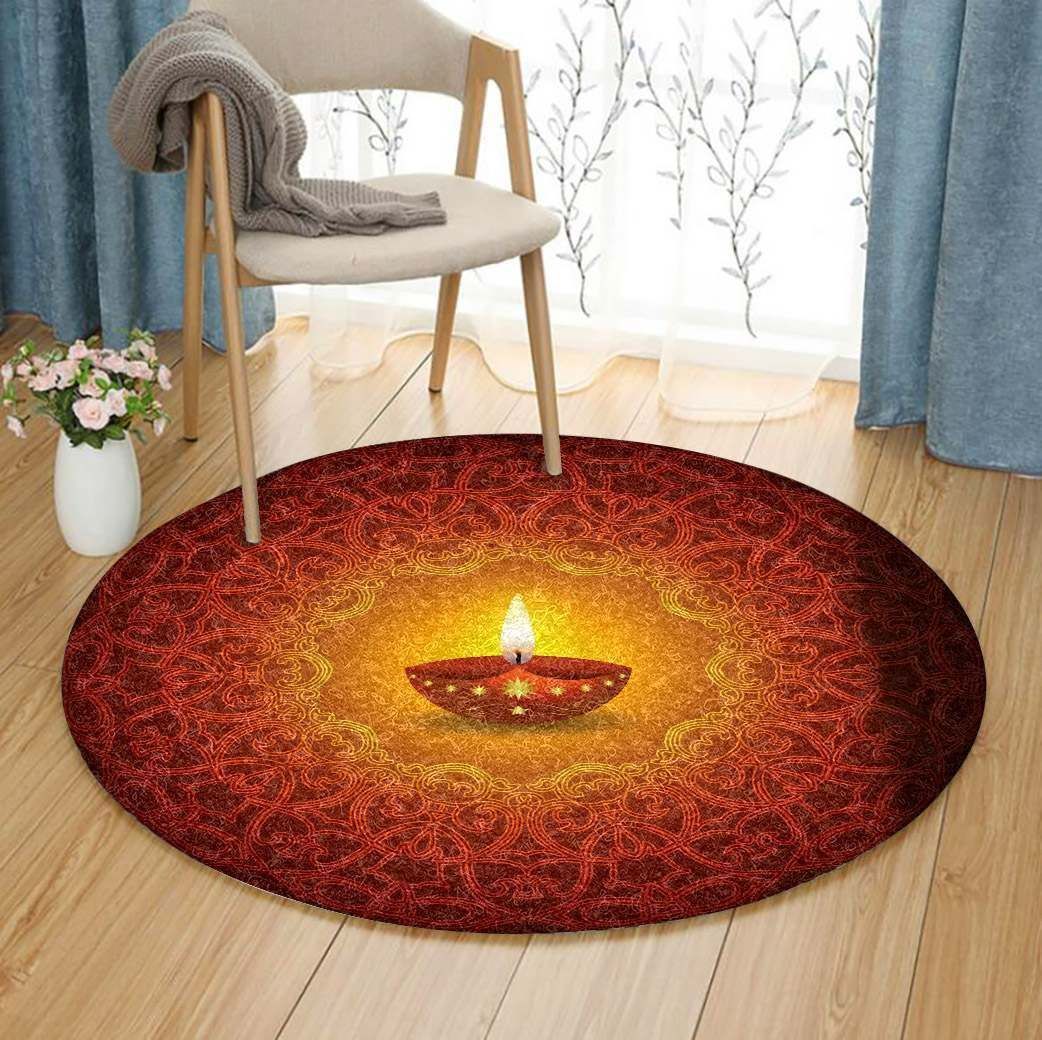 Diwali Round Carpet