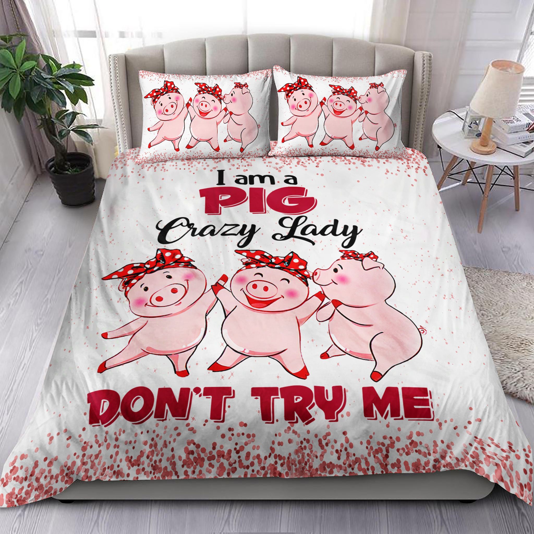 Do Not Try Me Bedding Set