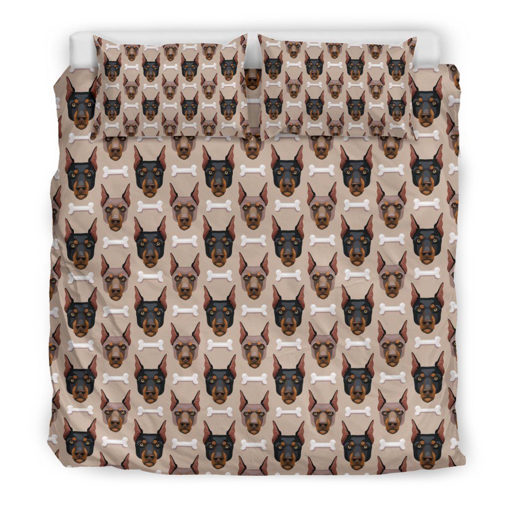 Doberman Dog Bedding Set