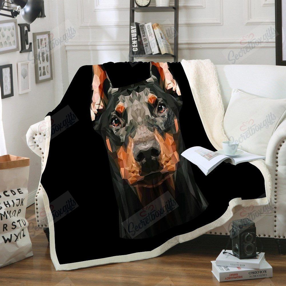 Doberman Fleece Blanket