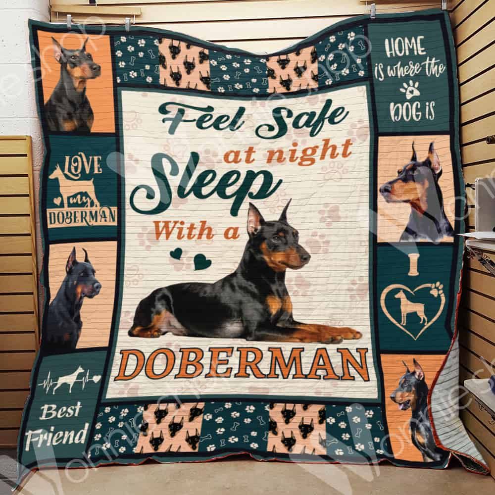 Doberman Pinscher Dog Blanket LNT0612009 Quilt Blanket