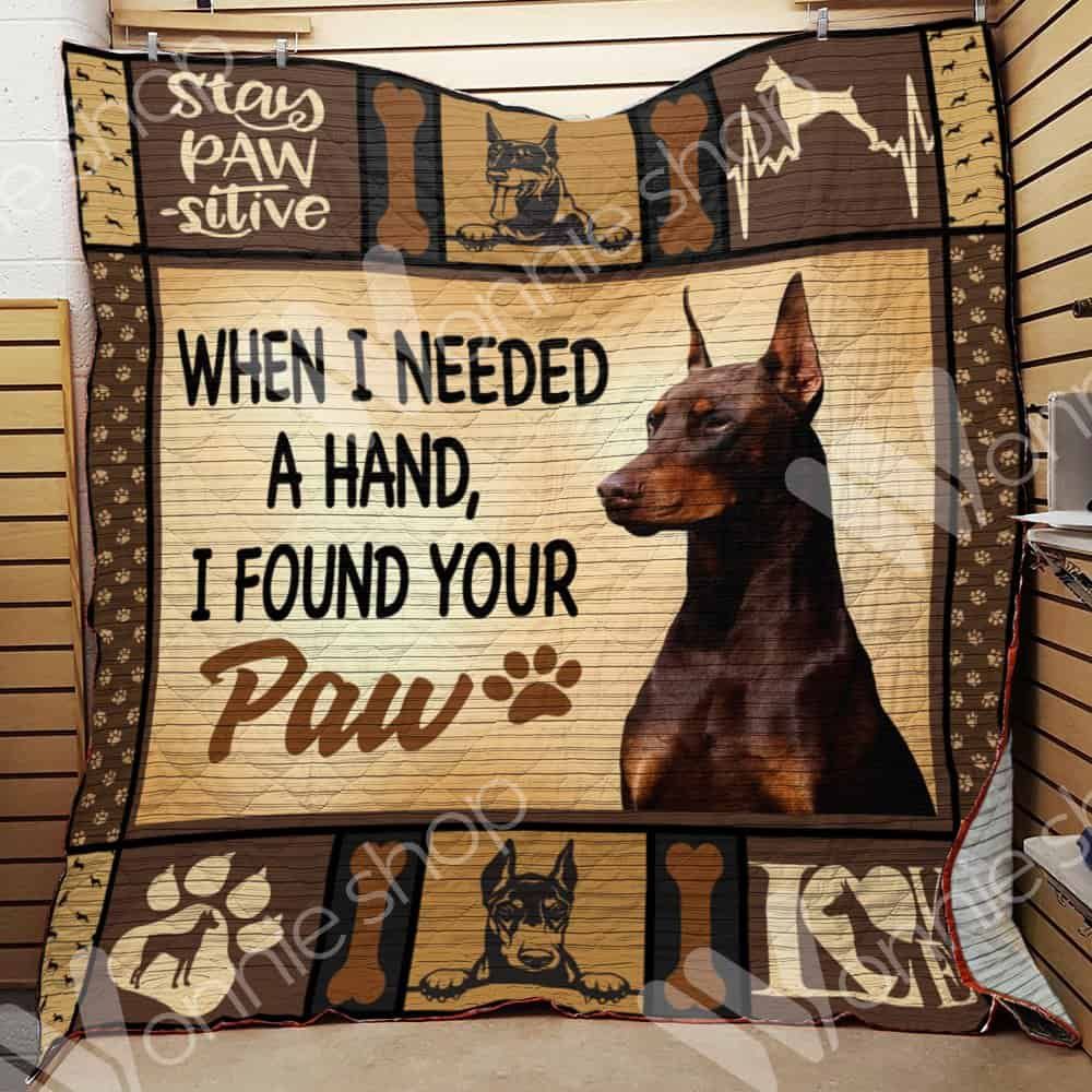 Doberman Pinscher Dog Blanket LNT0612023 Quilt Blanket