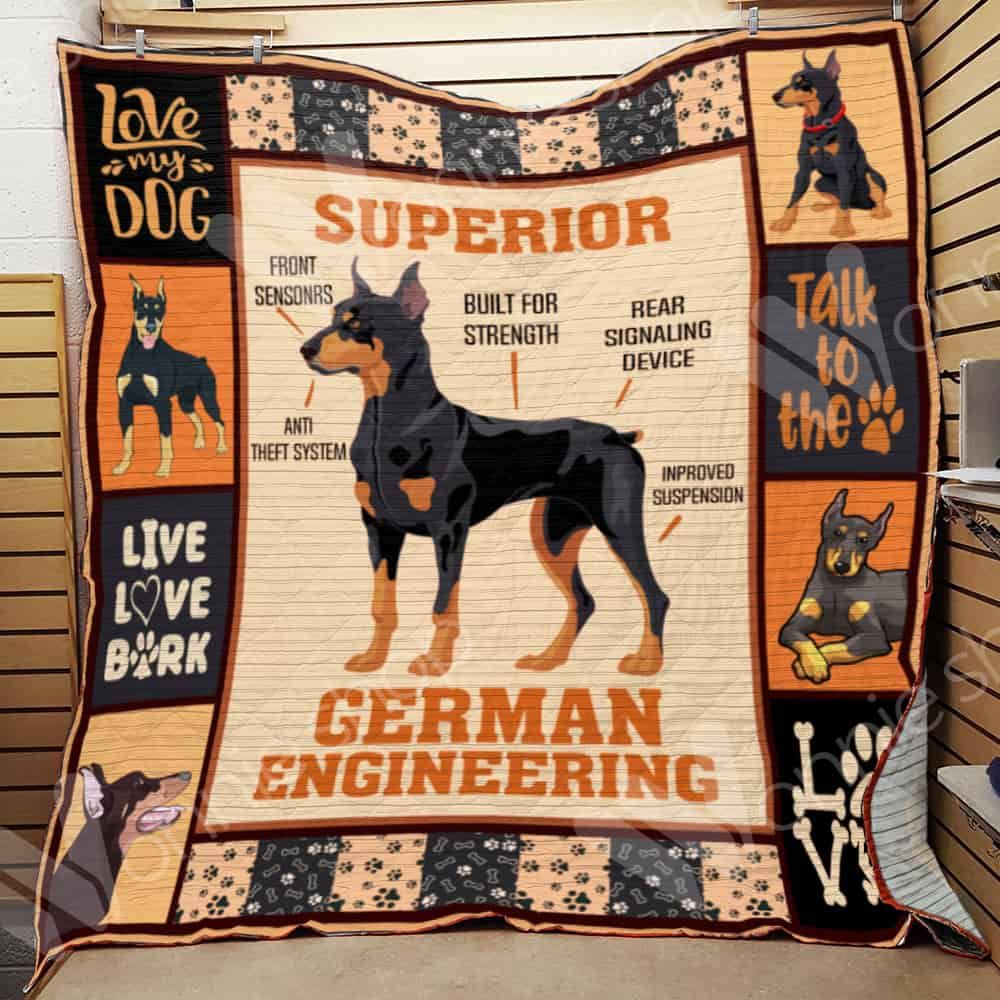 Doberman Pinscher Dog Blanket LNT0612029 Quilt Blanket