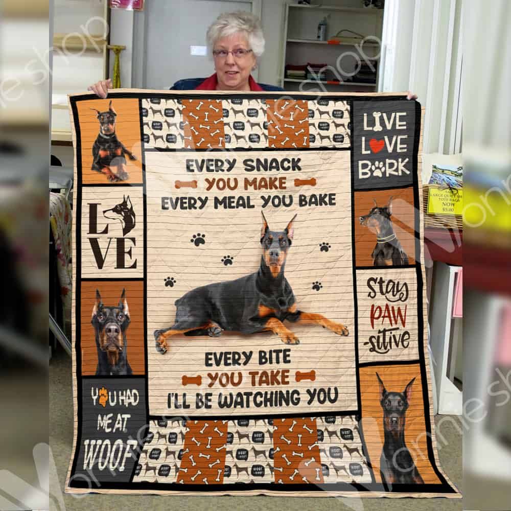Doberman Pinscher Dog Blanket LNT0912020 Quilt Blanket