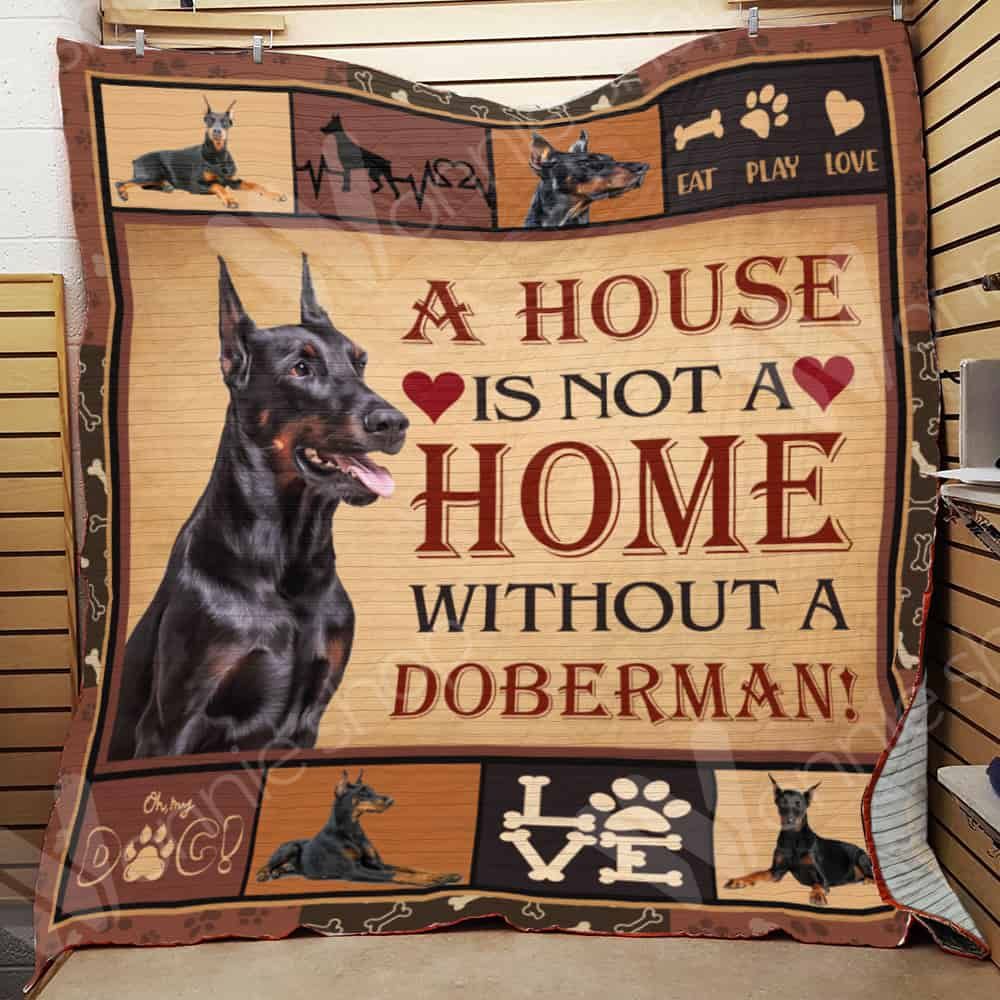 Doberman Pinscher Dog Blanket LNT0912044 Quilt Blanket