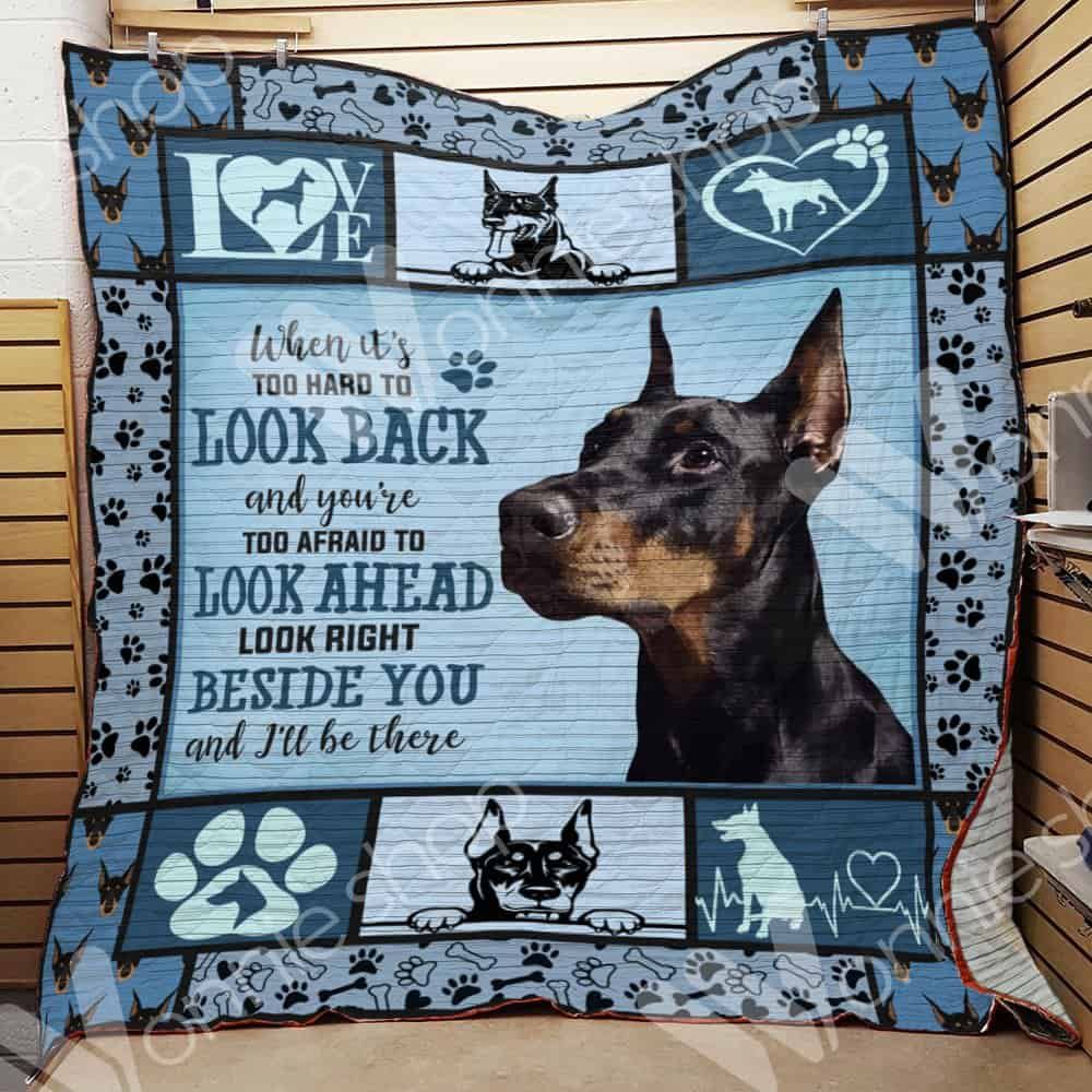 Doberman Pinscher Dog Blanket LNT0912046 Quilt Blanket