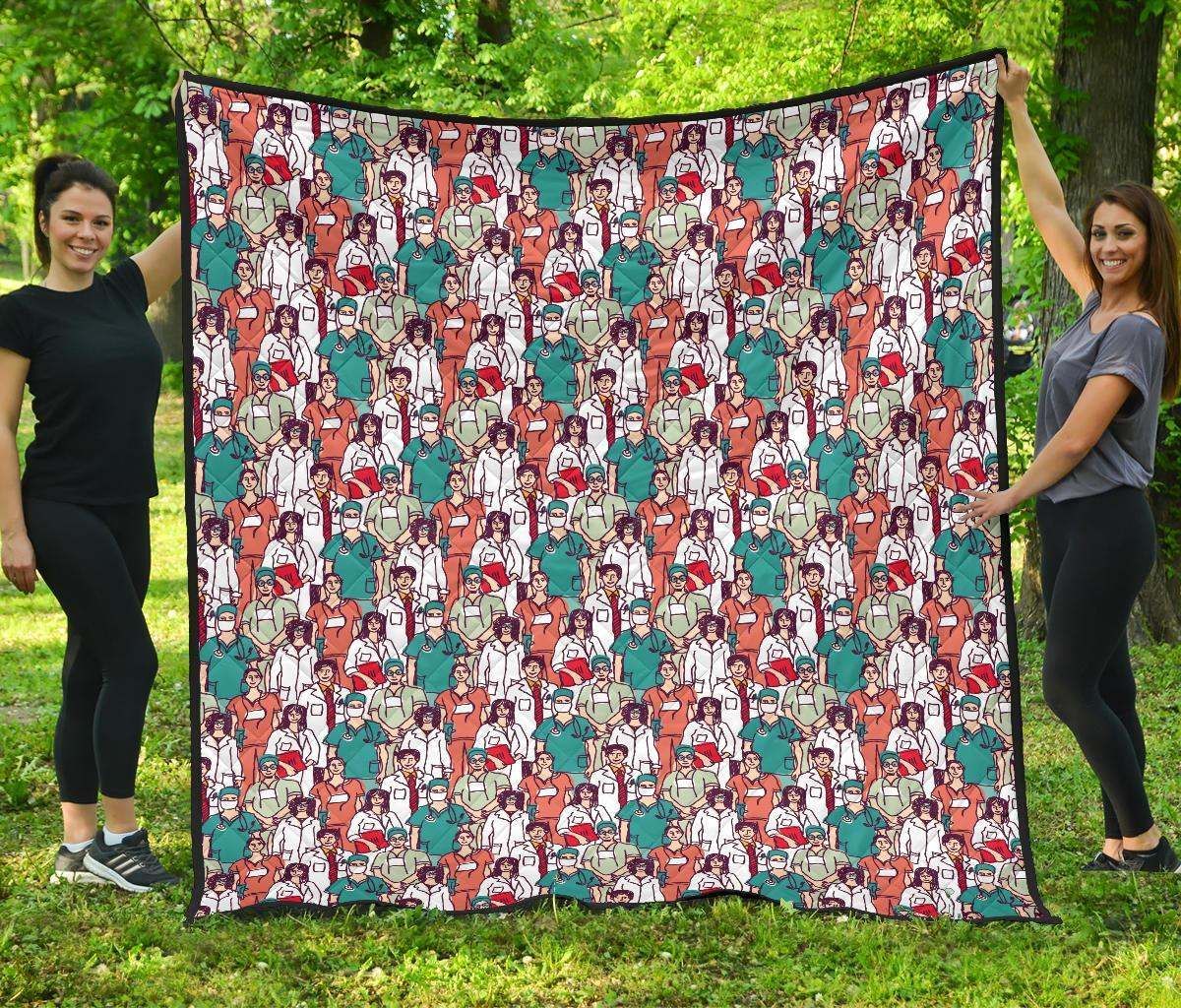 Docter Nurse CL12100228MDQ Quilt Blanket