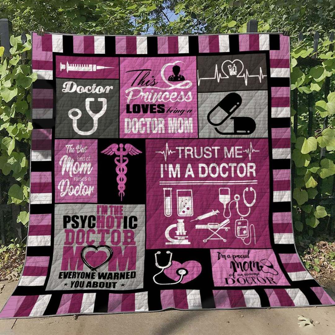 Doctor Mom  CG120607 Quilt Blanket