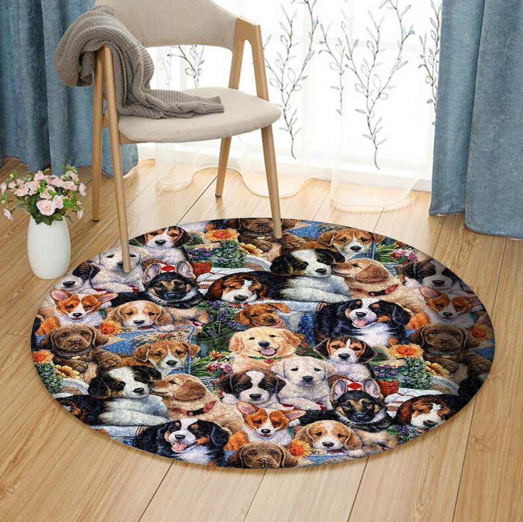 Dog Round Carpet