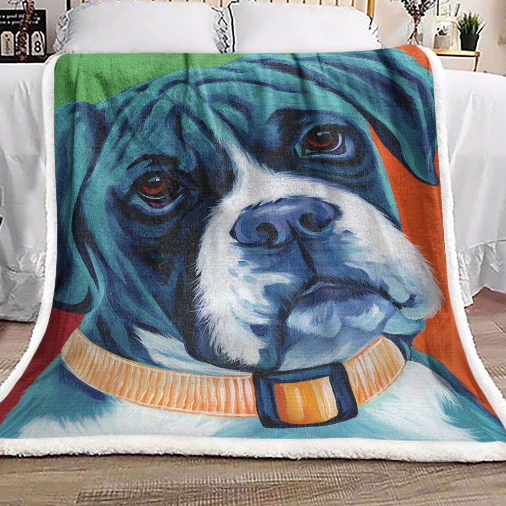 Dog Sherpa Fleece Blanket