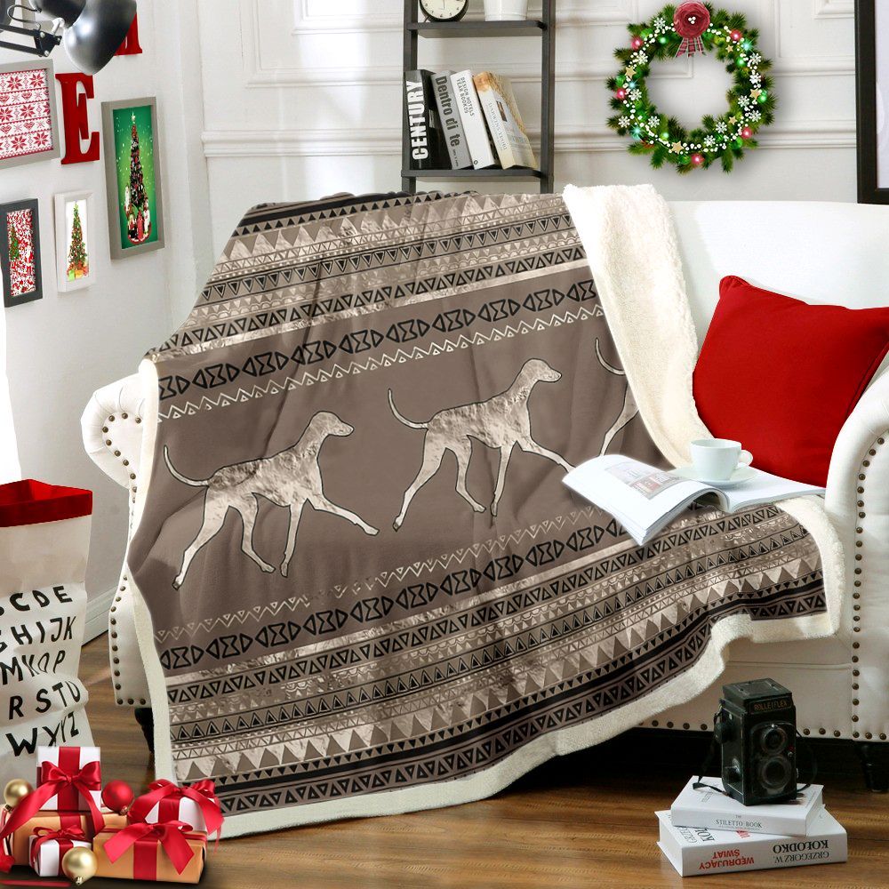 Dog Africa Sherpa Fleece Blanket