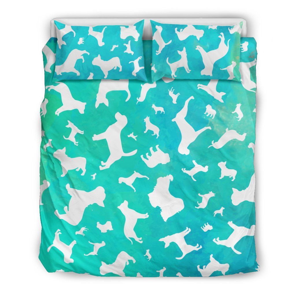 Dog Aqua Bedding Set