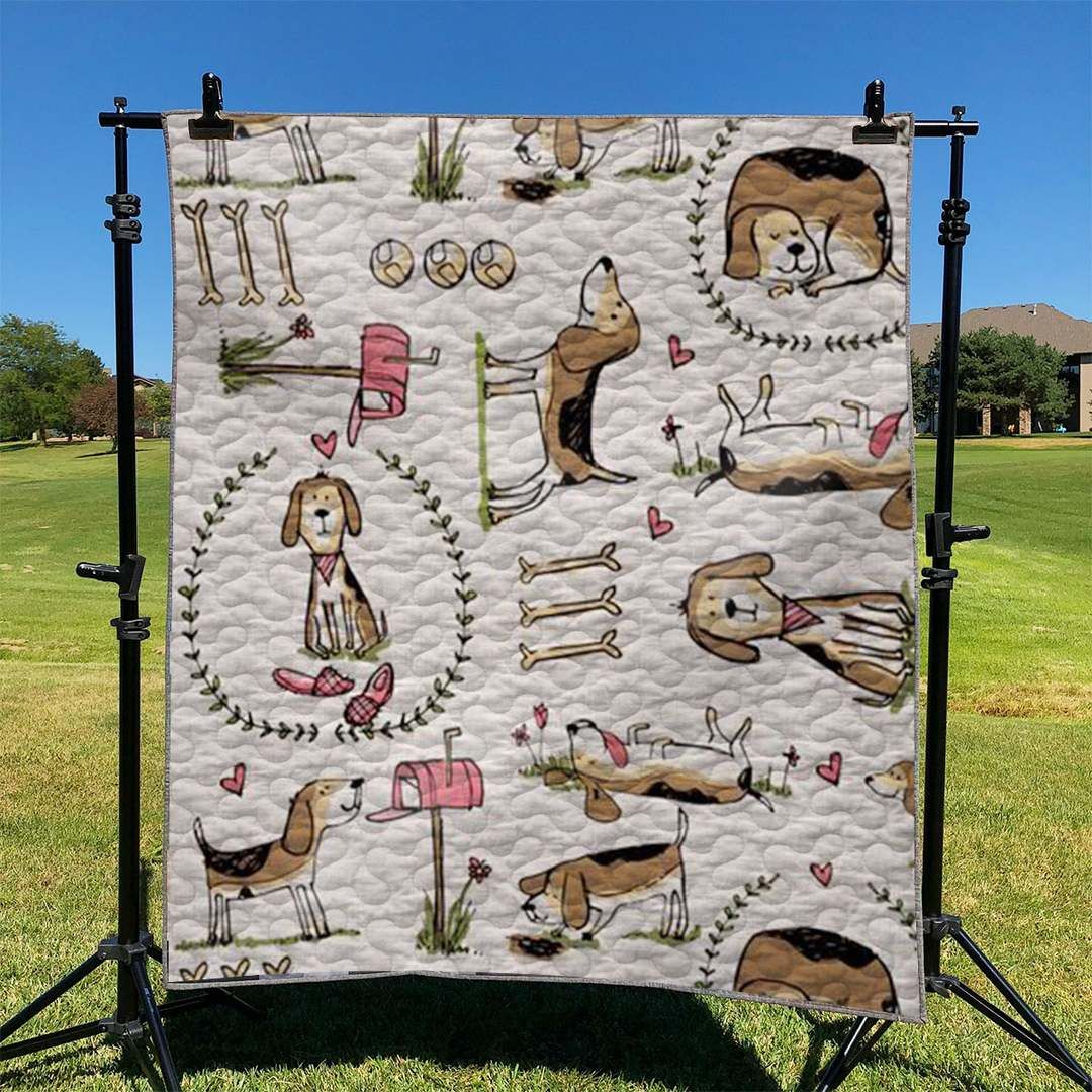 Dog Beagle TD2709298 Quilt Blanket