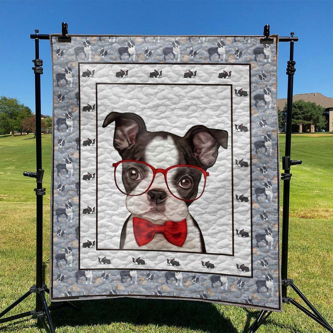 Dog Boston Terrier TD2709320 Quilt Blanket