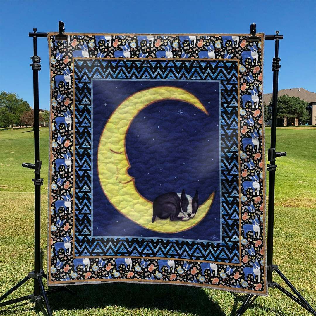 Dog Boston Terrier TD2709321 Quilt Blanket