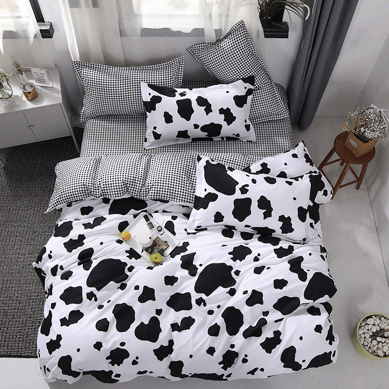 Dog Breed Pattern Bedding Set
