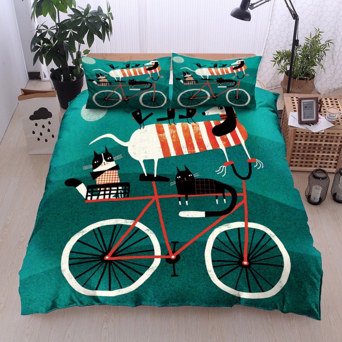 Dog Cat Bird Bedding Set