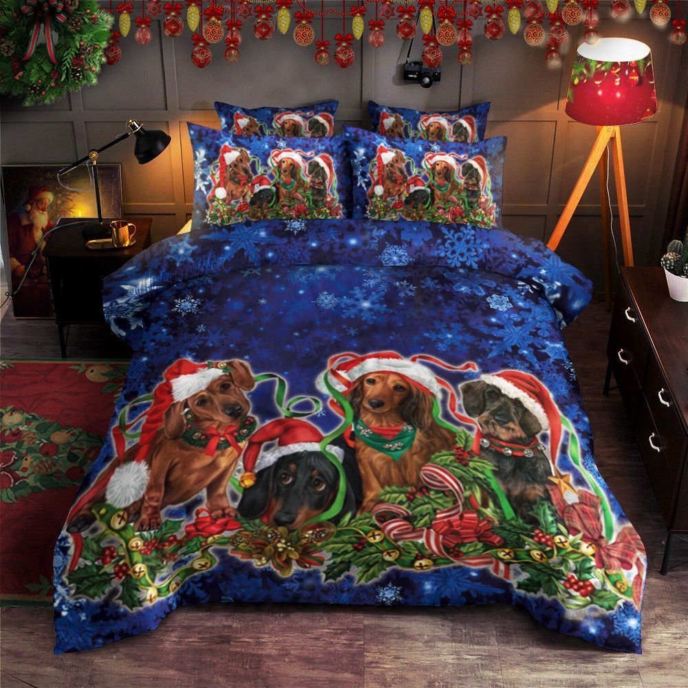 Dog Christmas Bedding Set
