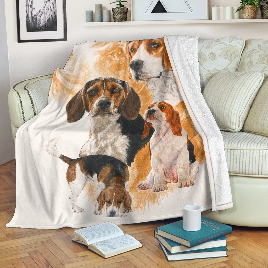 Dog Sherpa Fleece Blanket