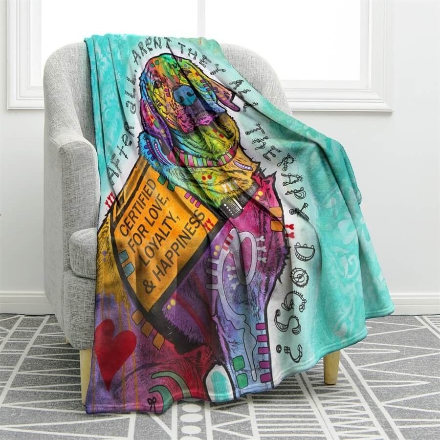 Dog Sherpa Fleece Blanket