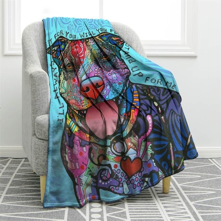 Dog Sherpa Fleece Blanket