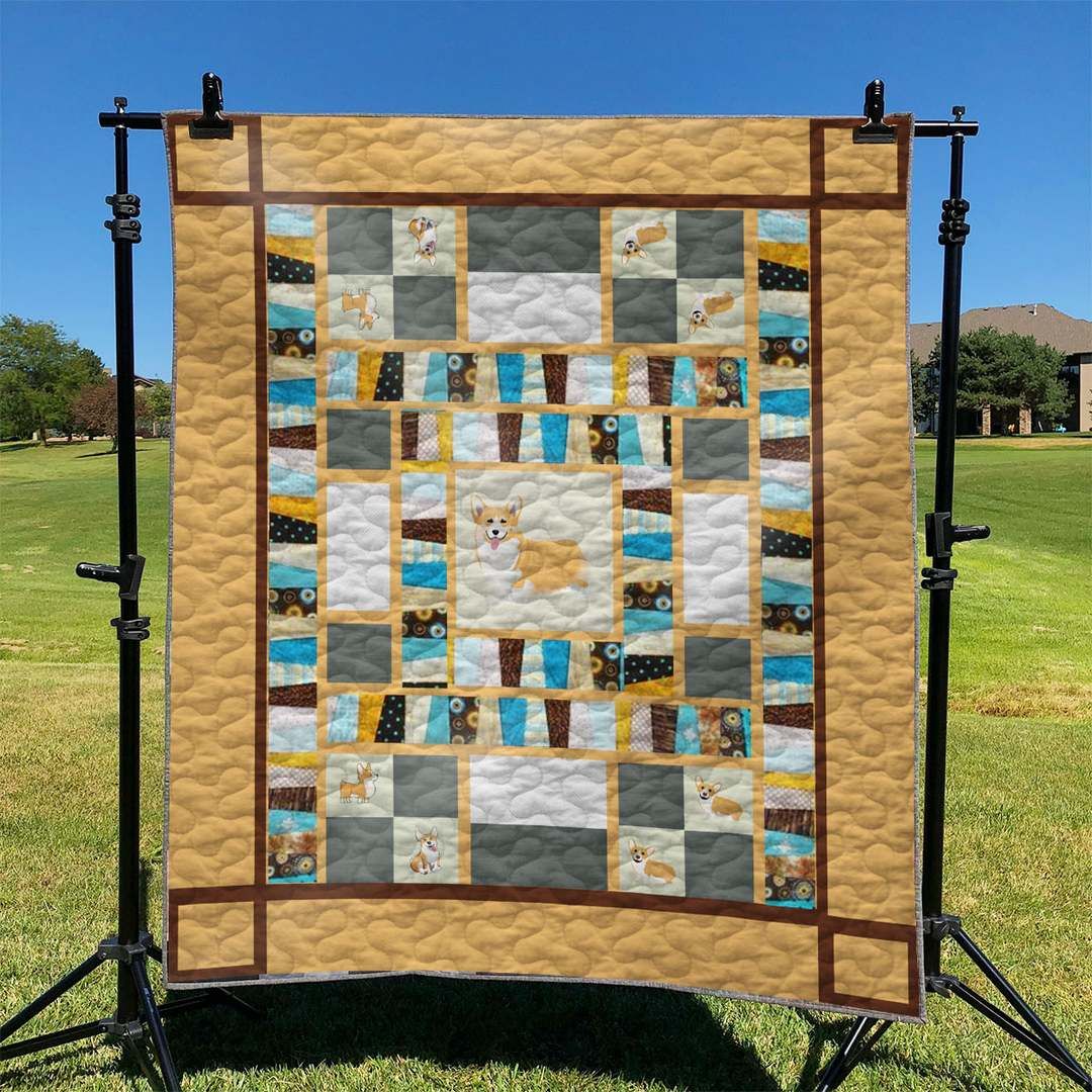 Dog Corgi TD2709325 Quilt Blanket