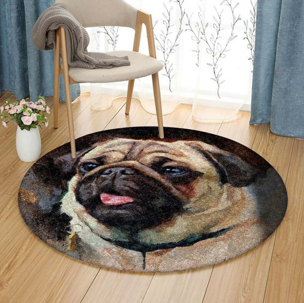 Dog Round Carpet