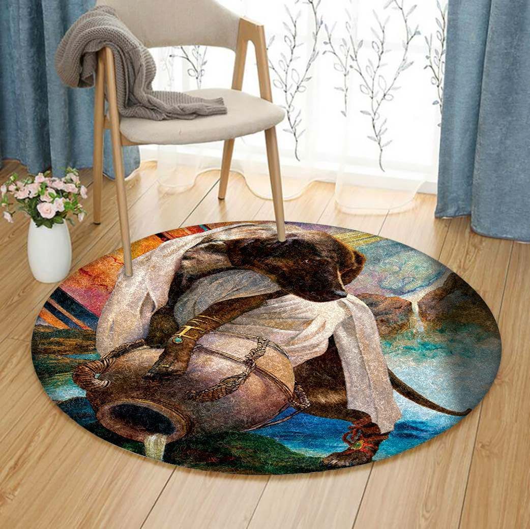 Dog Round Carpet
