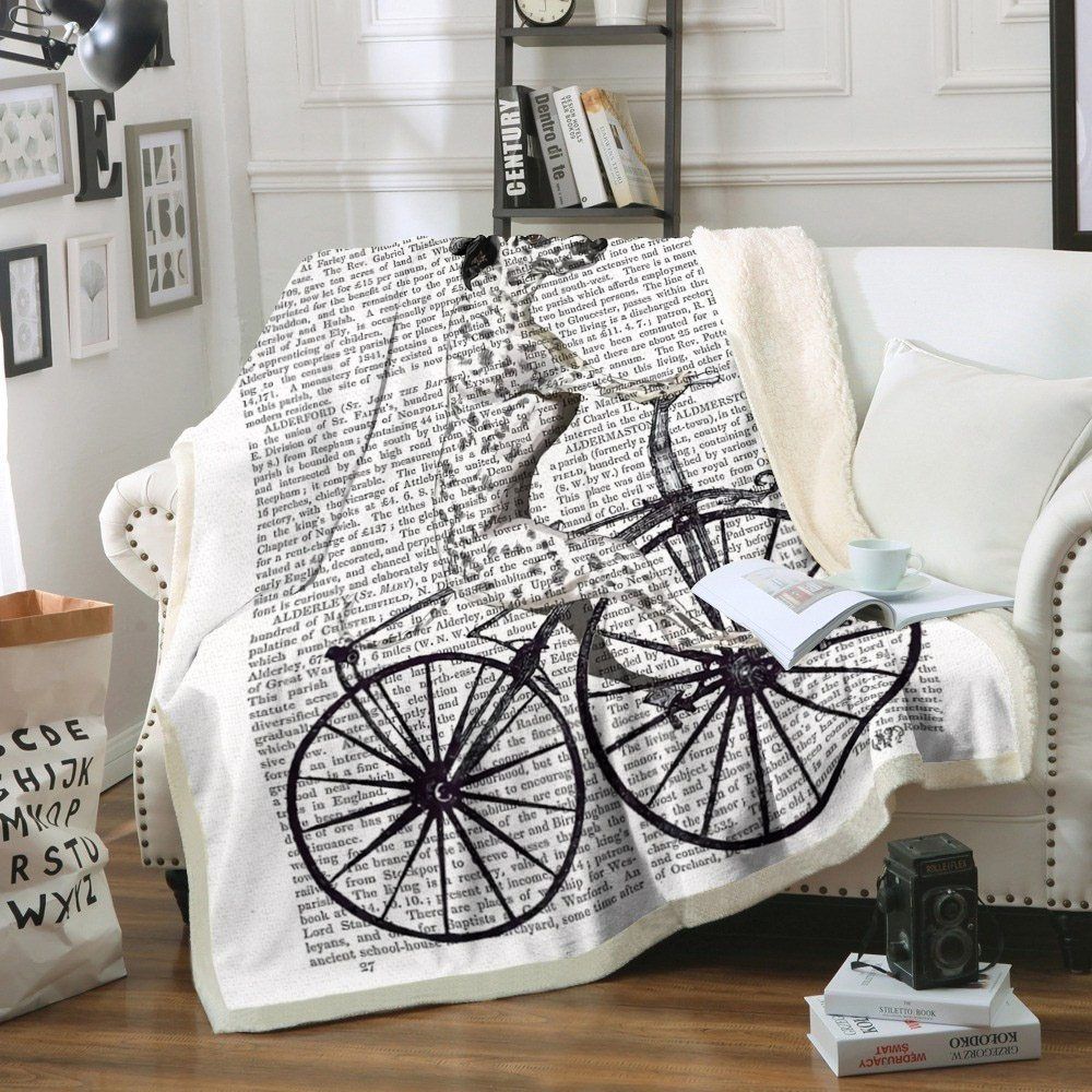 Dog Sherpa Fleece Blanket