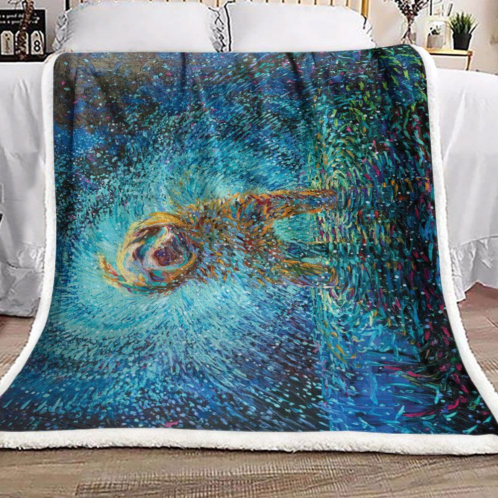 Dog Sherpa Fleece Blanket
