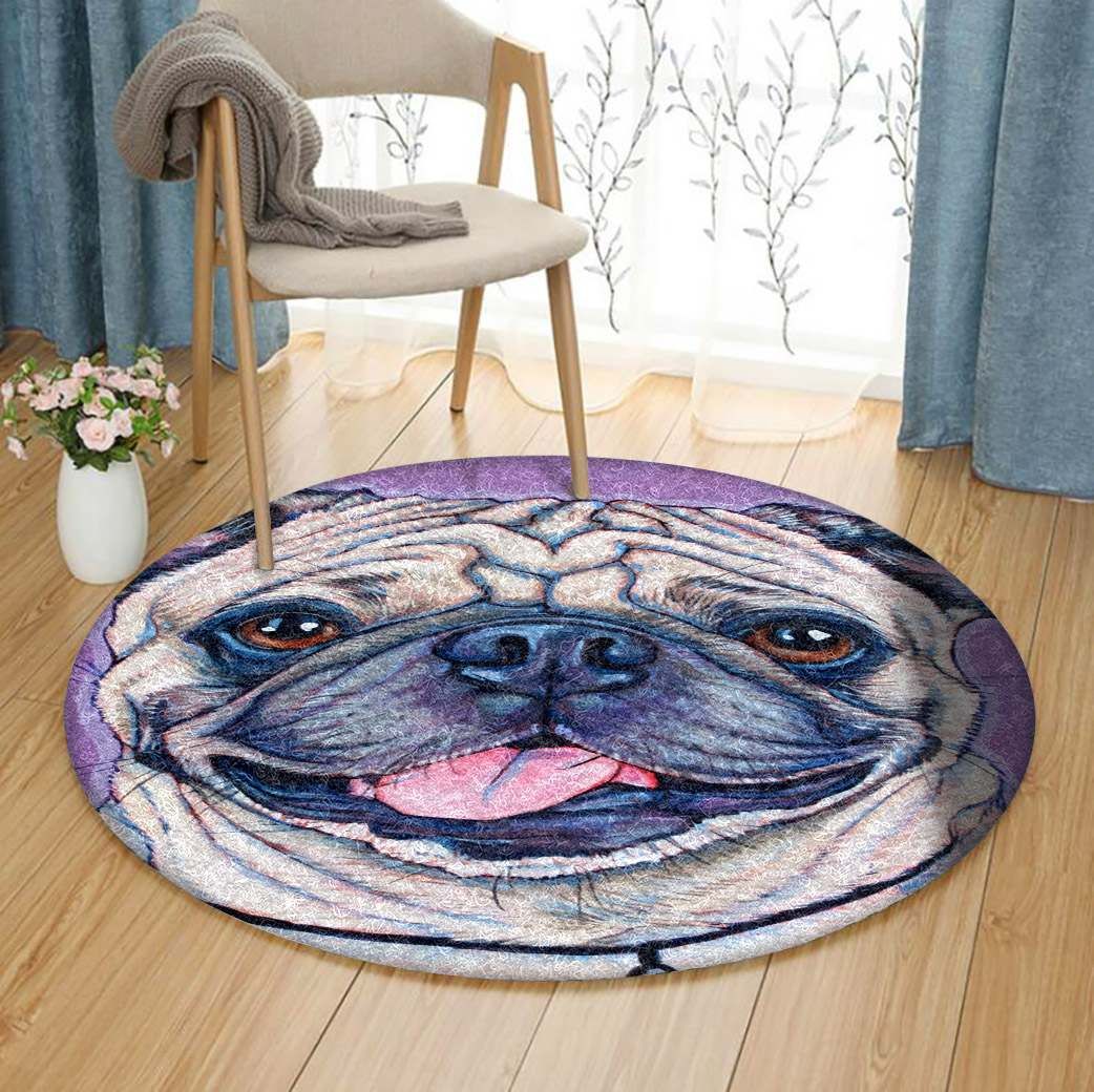 Dog Round Carpet