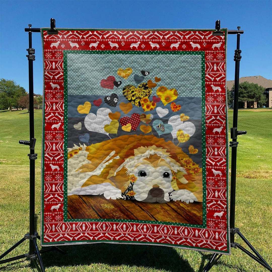 Dog Golden Retriever TD2709346 Quilt Blanket